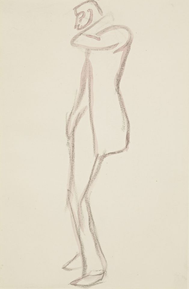 Wikioo.org - สารานุกรมวิจิตรศิลป์ - จิตรกรรม Henri Gaudier Brzeska - Standing Man