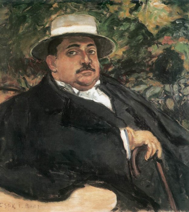 WikiOO.org - Encyclopedia of Fine Arts - Lukisan, Artwork Istvan Csok - Portrait Of Tibor Wlassics