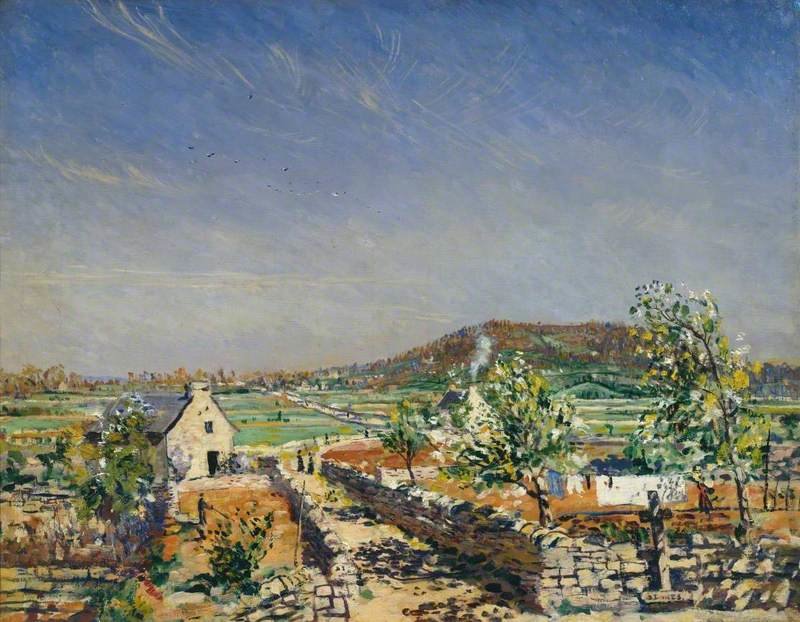 WikiOO.org - Enciklopedija likovnih umjetnosti - Slikarstvo, umjetnička djela James Dickson Innes - South Of France, Bozouls, Near Rodez