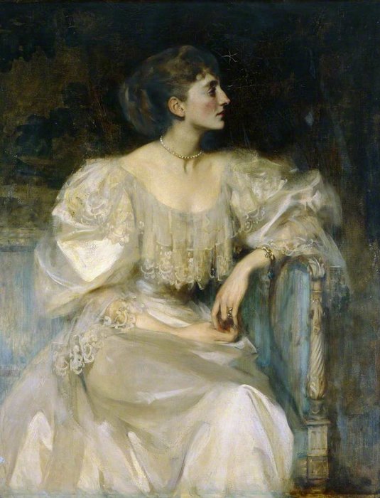 Wikioo.org - The Encyclopedia of Fine Arts - Painting, Artwork by James Jebusa Shannon - Diana Macdonald