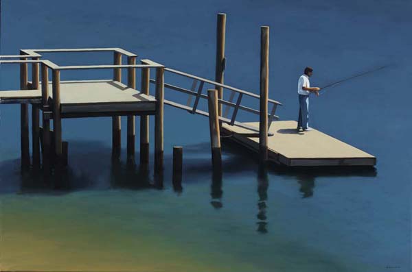 WikiOO.org - Enciklopedija likovnih umjetnosti - Slikarstvo, umjetnička djela James Netherlands - Dock In The Bay