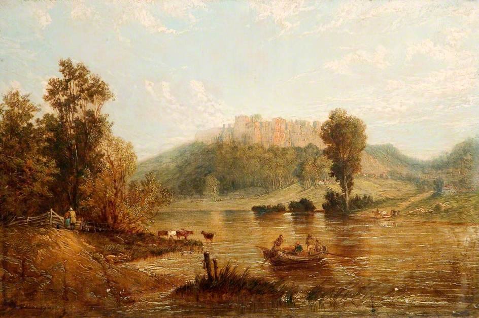 Wikioo.org - The Encyclopedia of Fine Arts - Painting, Artwork by James Netherlands - Lake And Castle Scene