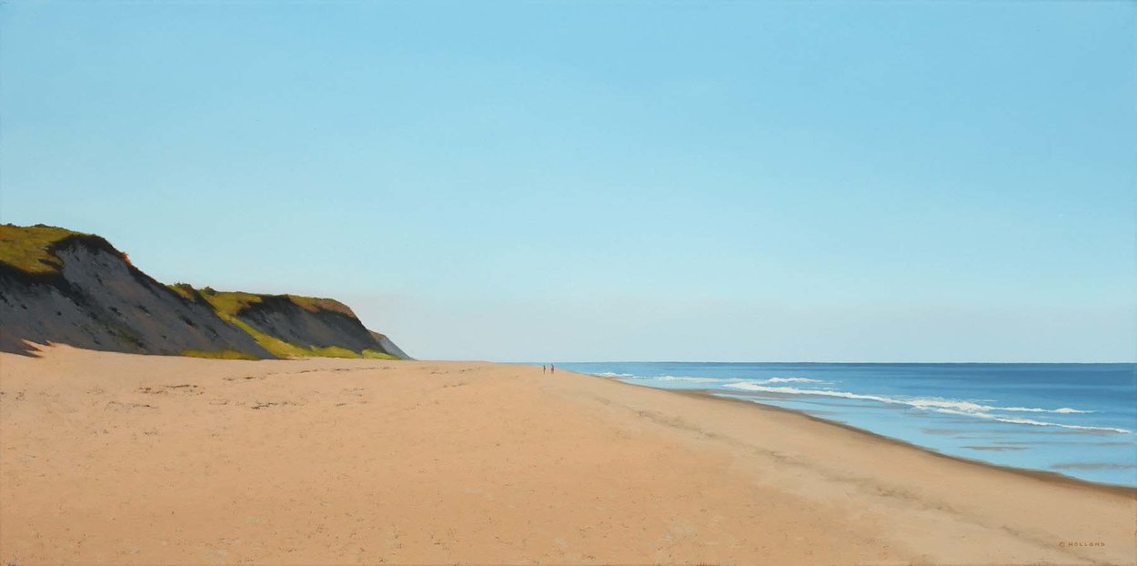 Wikioo.org - The Encyclopedia of Fine Arts - Painting, Artwork by James Netherlands - Seashore Afternoon