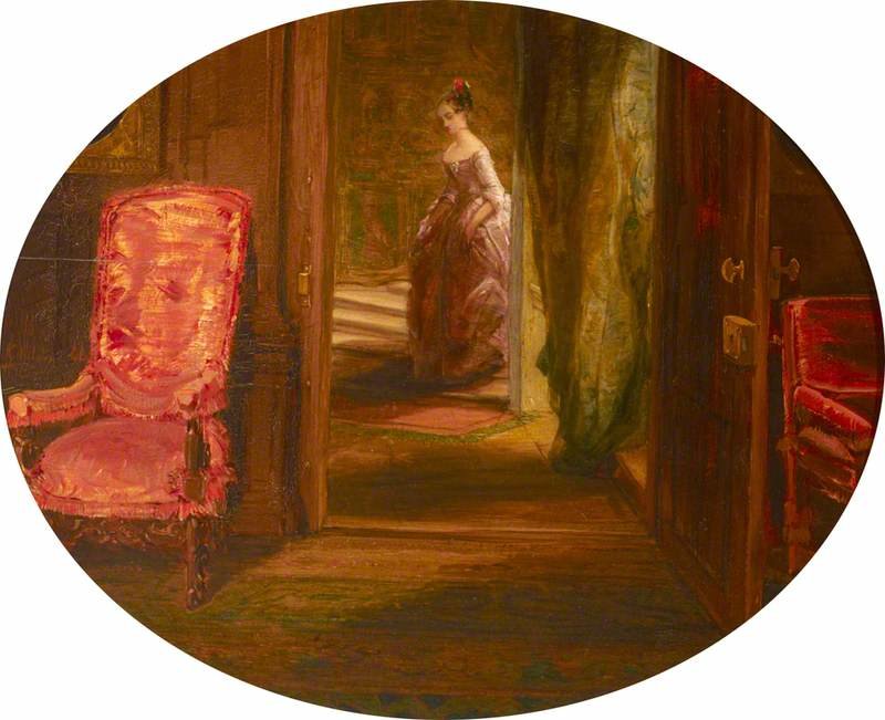 Wikioo.org - The Encyclopedia of Fine Arts - Painting, Artwork by James Netherlands - The Brown Gallery At Knole