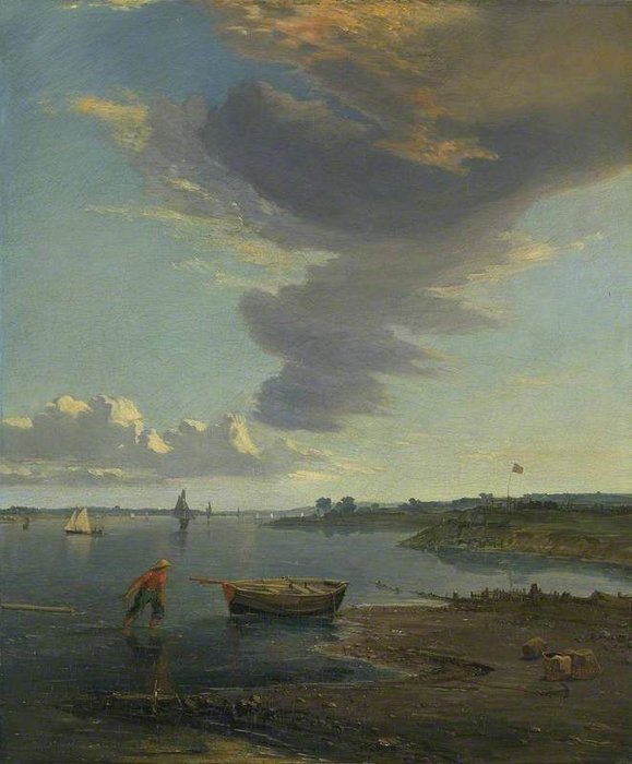 WikiOO.org - אנציקלופדיה לאמנויות יפות - ציור, יצירות אמנות James Netherlands - The Thames Below Woolwich