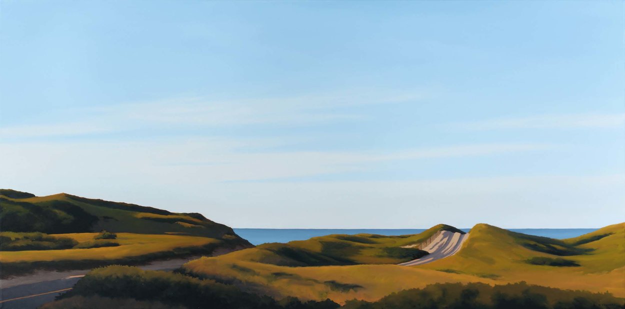 WikiOO.org - Enciklopedija likovnih umjetnosti - Slikarstvo, umjetnička djela James Netherlands - Through The Dunes