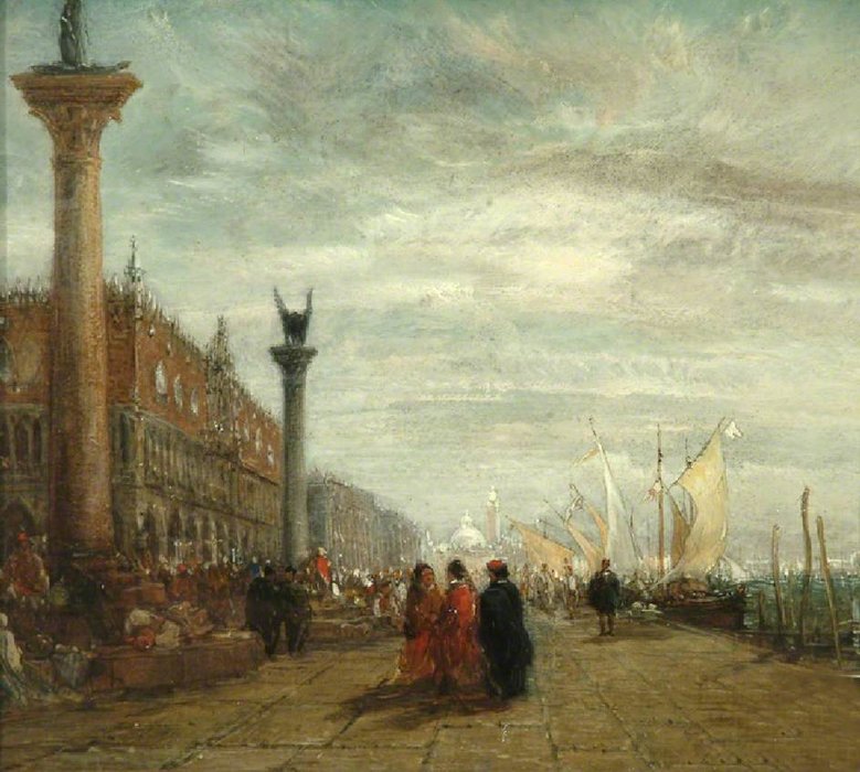 Wikioo.org - The Encyclopedia of Fine Arts - Painting, Artwork by James Netherlands - Venice, Piazza Di San Marco
