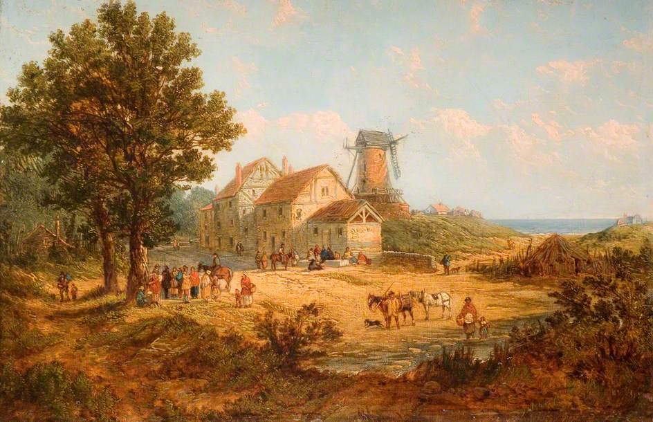 WikiOO.org - אנציקלופדיה לאמנויות יפות - ציור, יצירות אמנות James Netherlands - Windmill