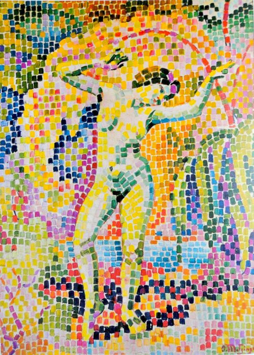 Wikioo.org - The Encyclopedia of Fine Arts - Painting, Artwork by Jean Dominique Antony Metzinger - Bacchante