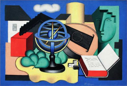 Wikioo.org - The Encyclopedia of Fine Arts - Painting, Artwork by Jean Dominique Antony Metzinger - Globe And Banjo