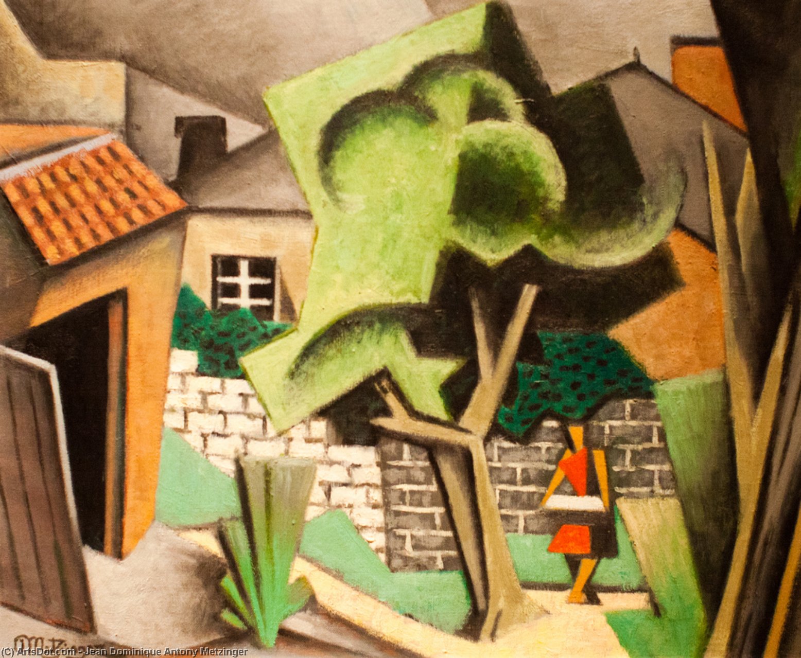 Wikioo.org - The Encyclopedia of Fine Arts - Painting, Artwork by Jean Dominique Antony Metzinger - Landscape