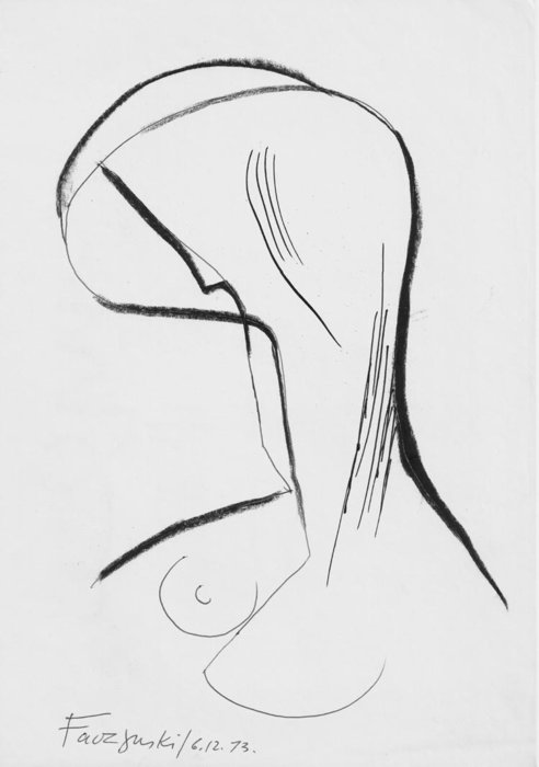 WikiOO.org - Encyclopedia of Fine Arts - Malba, Artwork Jerzy Faczynski - Abstract Woman