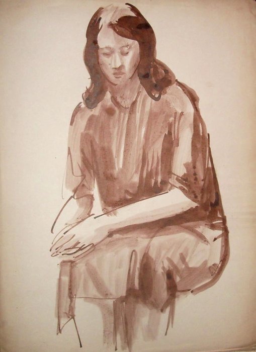 WikiOO.org - Εγκυκλοπαίδεια Καλών Τεχνών - Ζωγραφική, έργα τέχνης Jerzy Faczynski - Woman