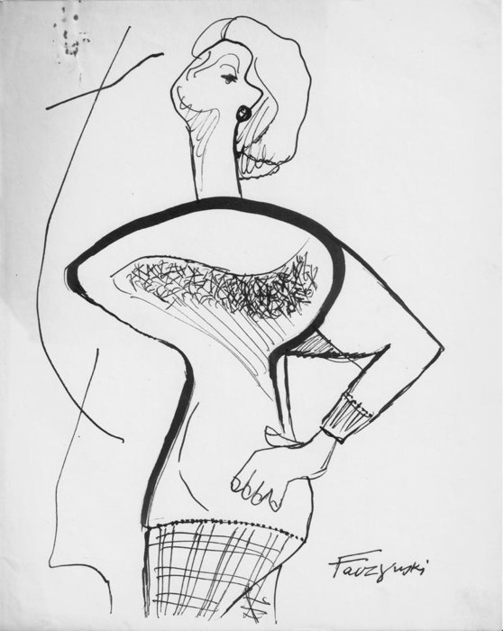 WikiOO.org - Енциклопедия за изящни изкуства - Живопис, Произведения на изкуството Jerzy Faczynski - Woman