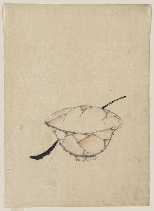 Wikioo.org - Bách khoa toàn thư về mỹ thuật - Vẽ tranh, Tác phẩm nghệ thuật Katsushika Hokusai - A Bowl With A Spoon