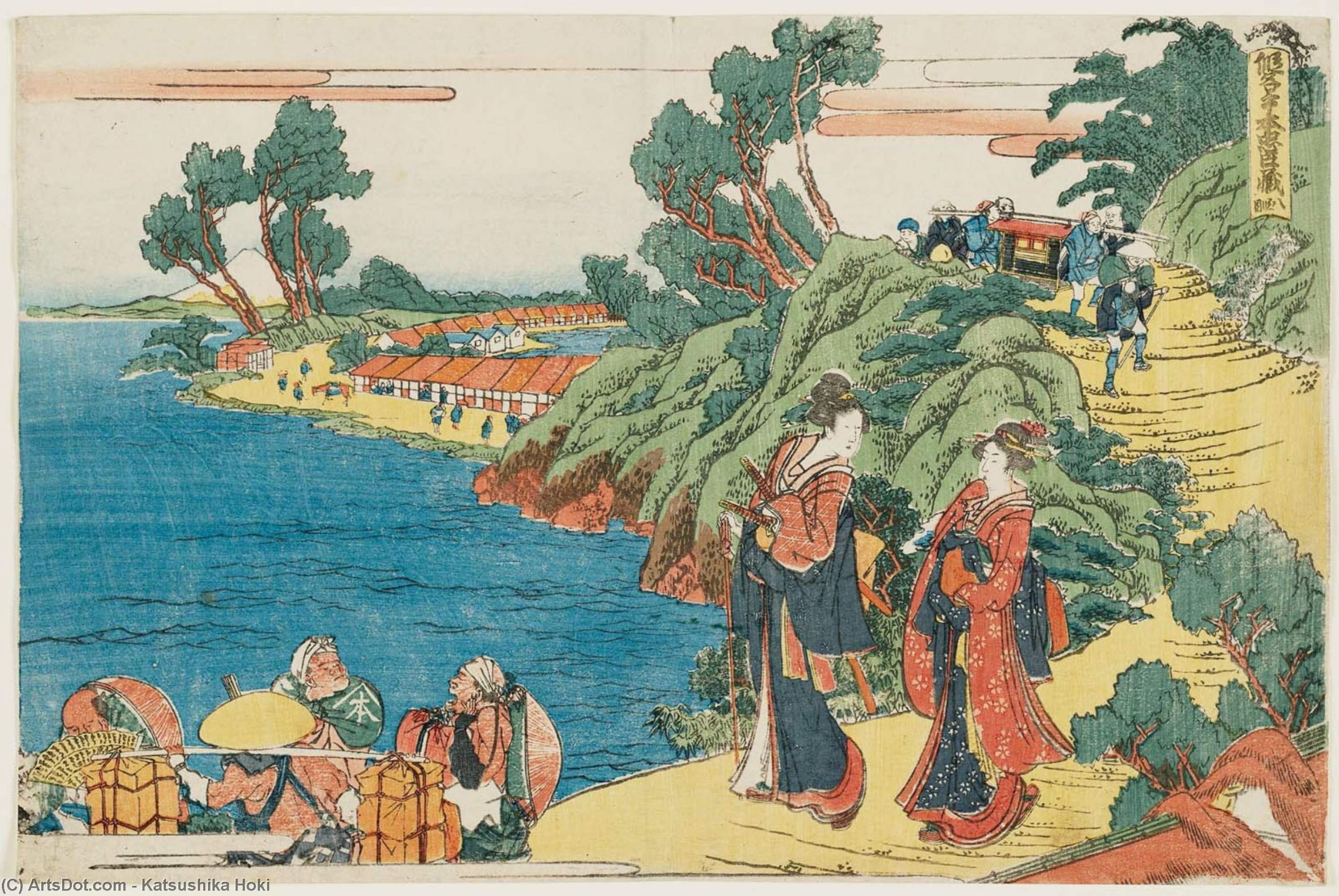 Wikioo.org – L'Enciclopedia delle Belle Arti - Pittura, Opere di Katsushika Hokusai - atto viii ( hachidanme )