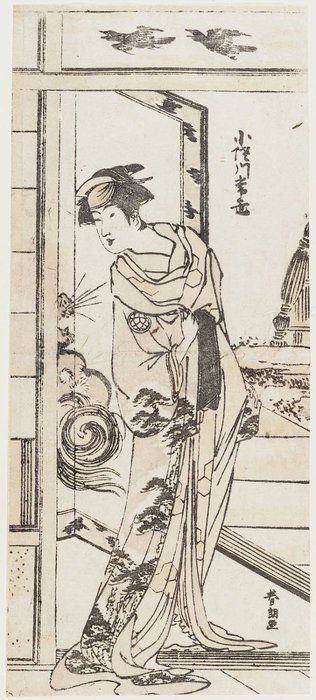 WikiOO.org – 美術百科全書 - 繪畫，作品 Katsushika Hokusai - 演员Osagawa恒世
