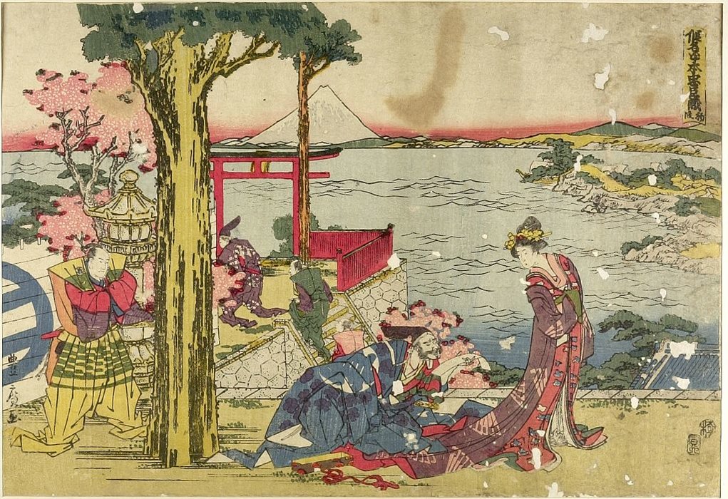 WikiOO.org – 美術百科全書 - 繪畫，作品 Katsushika Hokusai - 忠臣藏