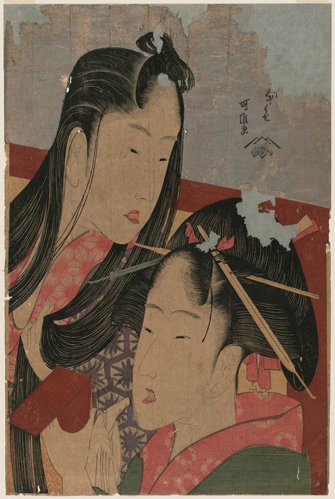 Wikioo.org - The Encyclopedia of Fine Arts - Painting, Artwork by Katsushika Hokusai - Ground Cherry