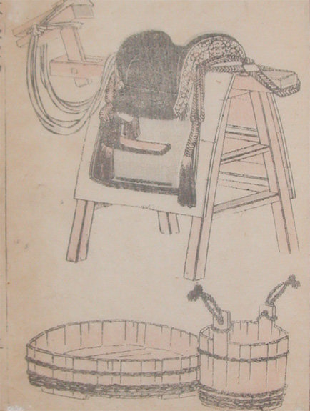 Wikioo.org - The Encyclopedia of Fine Arts - Painting, Artwork by Katsushika Hokusai - Horse Saddle