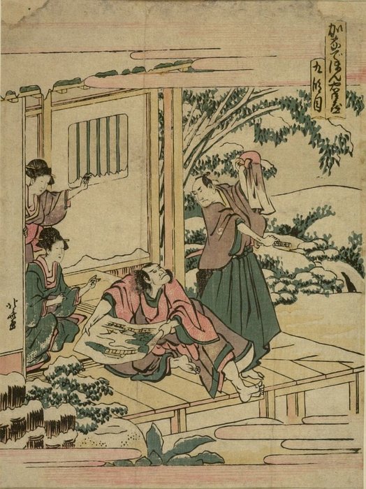 WikiOO.org – 美術百科全書 - 繪畫，作品 Katsushika Hokusai - 加古川Honzô显示
