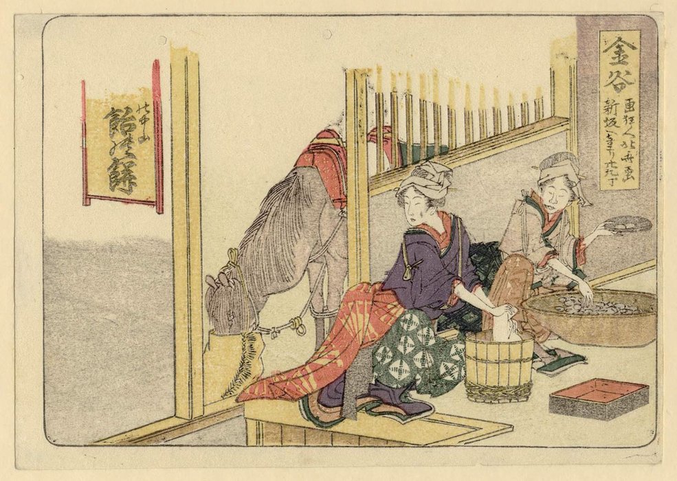 Wikioo.org - The Encyclopedia of Fine Arts - Painting, Artwork by Katsushika Hokusai - Kanaya