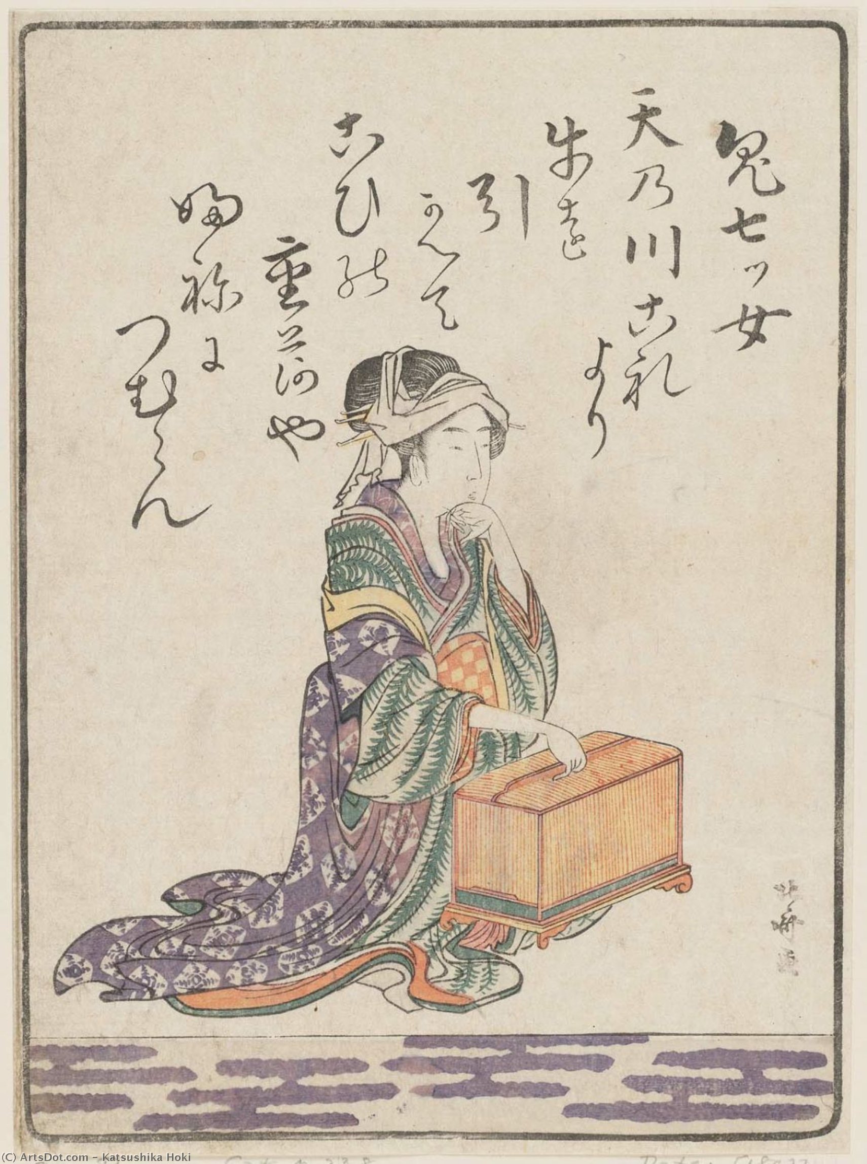 Wikioo.org - The Encyclopedia of Fine Arts - Painting, Artwork by Katsushika Hokusai - Oni No Nanatsume