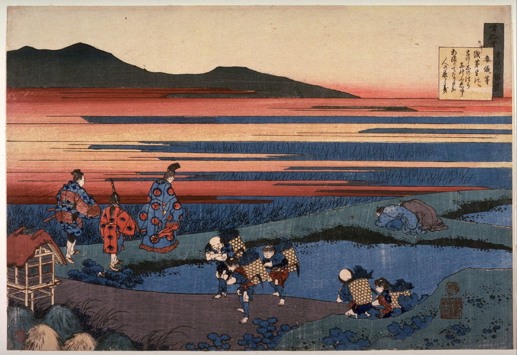 Wikioo.org - The Encyclopedia of Fine Arts - Painting, Artwork by Katsushika Hokusai - Sangi No Hitoshi