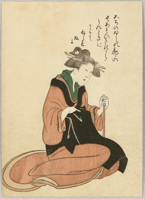 WikiOO.org - אנציקלופדיה לאמנויות יפות - ציור, יצירות אמנות Katsushika Hokusai - Telling A Story