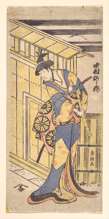 WikiOO.org – 美術百科全書 - 繪畫，作品 Katsushika Hokusai - 在演员中村Noshio㈡