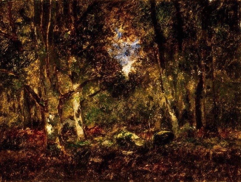 WikiOO.org - Güzel Sanatlar Ansiklopedisi - Resim, Resimler Laszlo Paal - Barbizon Forest