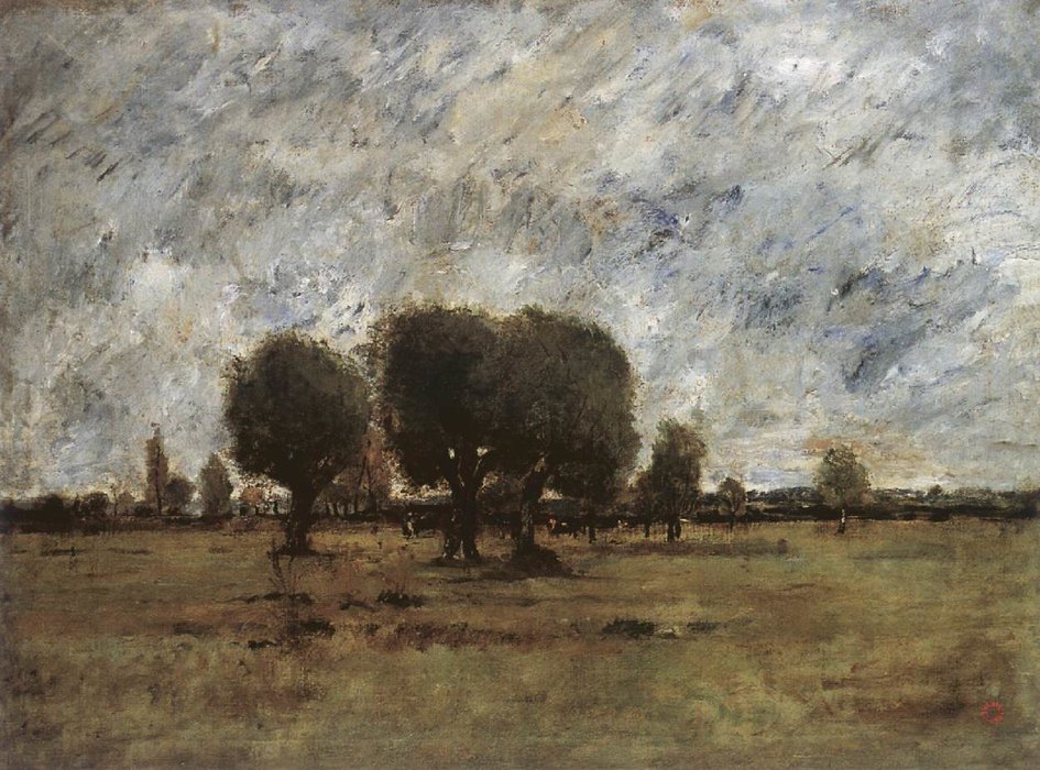 WikiOO.org - Encyclopedia of Fine Arts - Målning, konstverk Laszlo Paal - Cloudy Weather