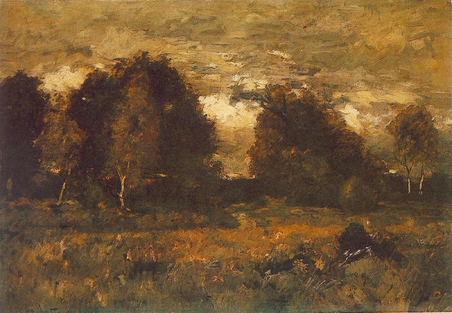 Wikioo.org – L'Enciclopedia delle Belle Arti - Pittura, Opere di Laszlo Paal - Stormy Landscape