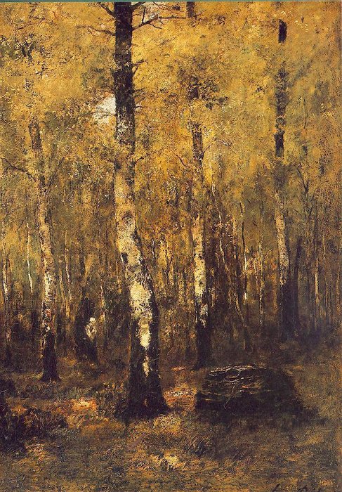 WikiOO.org - Encyclopedia of Fine Arts - Maľba, Artwork Laszlo Paal - The Depth Of The Forest Ii