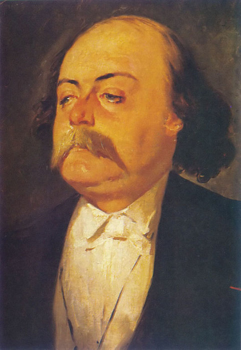 WikiOO.org - Εγκυκλοπαίδεια Καλών Τεχνών - Ζωγραφική, έργα τέχνης Eugene Pierre Francois Giraud - Portrait Of Gustave Flaubert