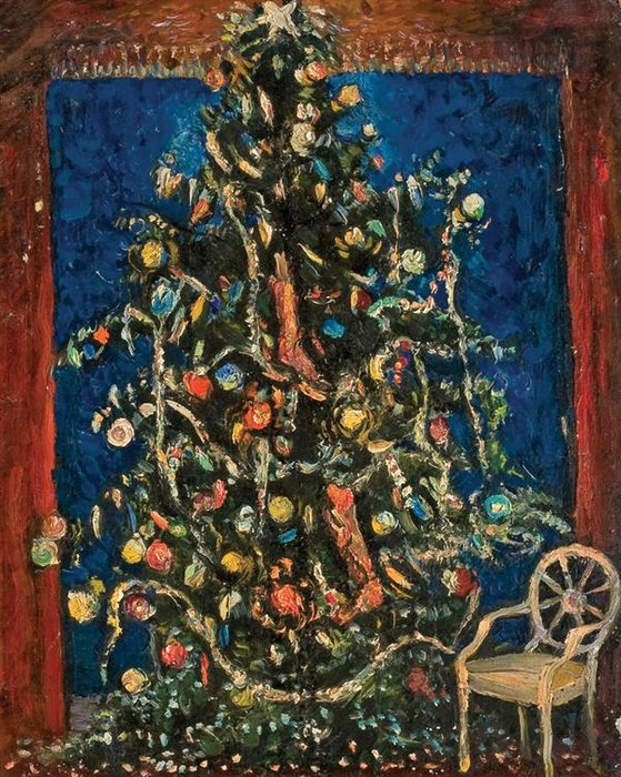 WikiOO.org - 百科事典 - 絵画、アートワーク Richard Hayley Lever - クリスマス 木