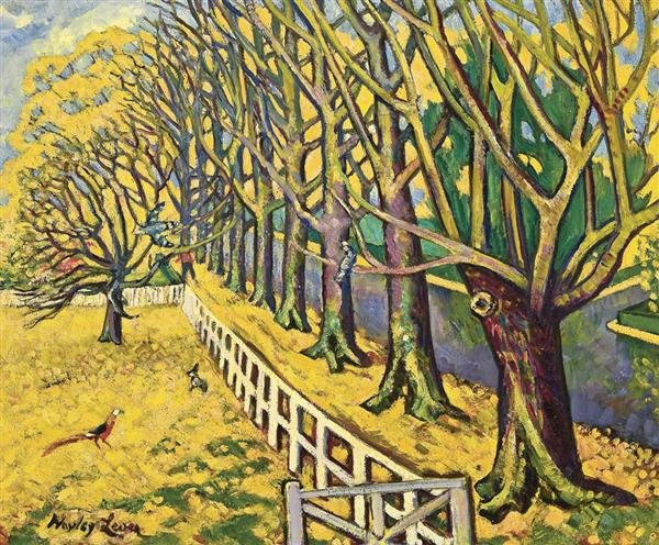 Wikioo.org - The Encyclopedia of Fine Arts - Painting, Artwork by Richard Hayley Lever - Golden Pheasant