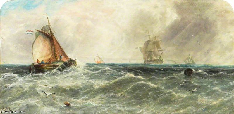 WikiOO.org - Енциклопедія образотворчого мистецтва - Живопис, Картини
 John Callow - A Sea Piece