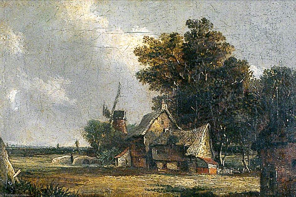 Wikioo.org - The Encyclopedia of Fine Arts - Painting, Artwork by John Paul - Cottage And Mill