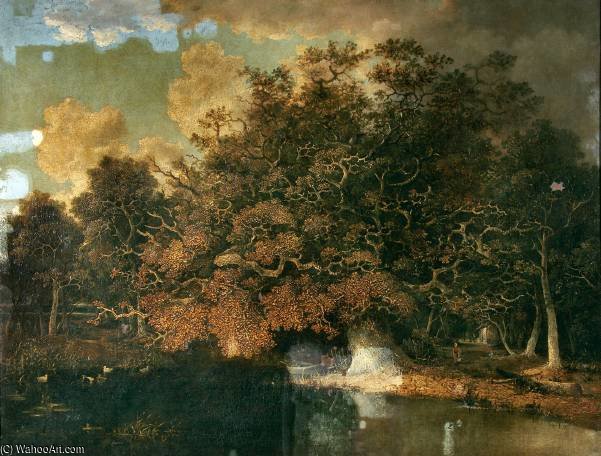 Wikioo.org - สารานุกรมวิจิตรศิลป์ - จิตรกรรม John Paul - Trees And Pool
