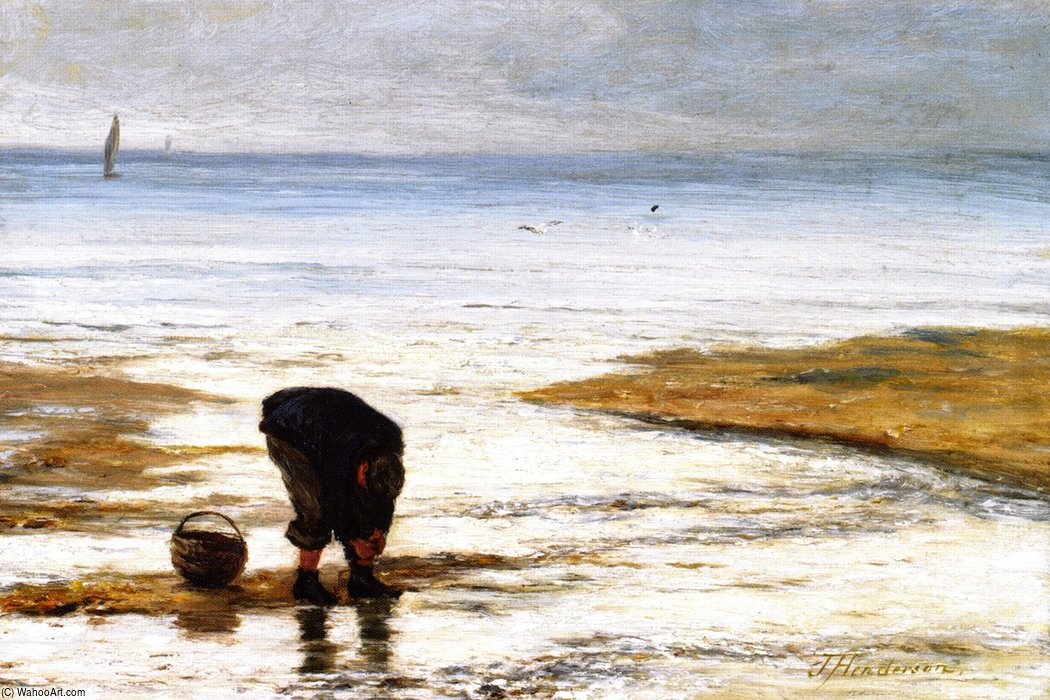 Wikioo.org – L'Enciclopedia delle Belle Arti - Pittura, Opere di Joseph Henderson - The Beach Comber