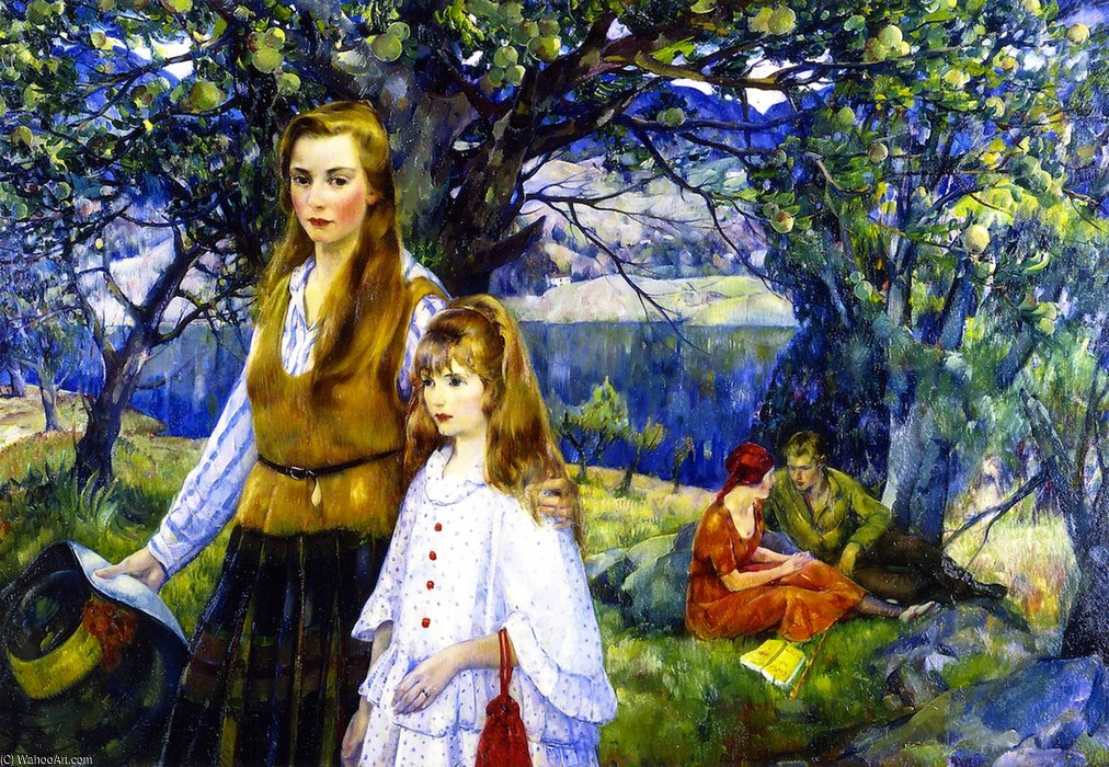 Wikioo.org - The Encyclopedia of Fine Arts - Painting, Artwork by Leon Kroll - In The Hills