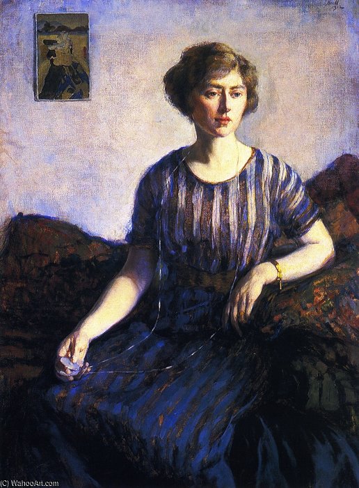 Wikioo.org - The Encyclopedia of Fine Arts - Painting, Artwork by Leon Kroll - Tess Kroll Pergament, The Artist's Sister