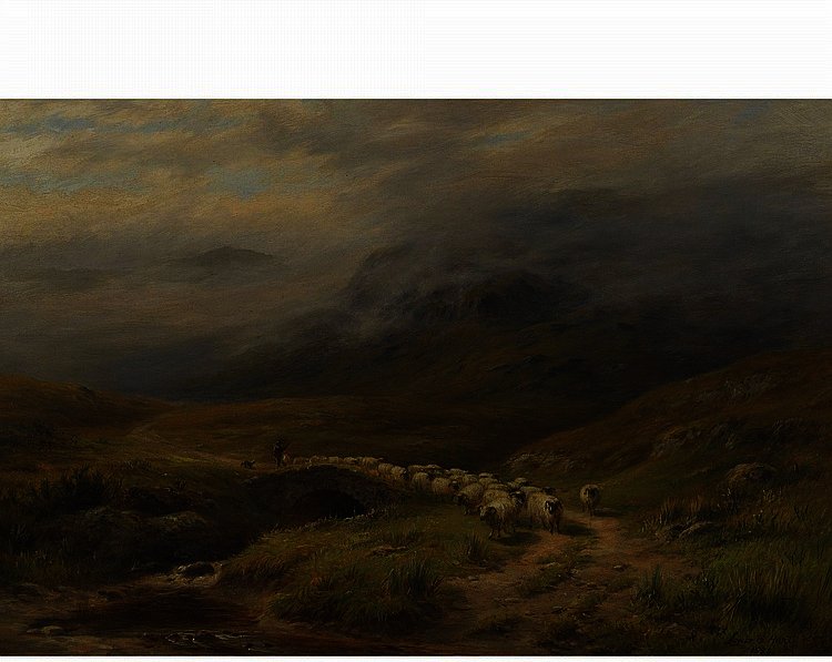 Wikioo.org - The Encyclopedia of Fine Arts - Painting, Artwork by Louis Bosworth Hurt - Morning - Near Crianlarich