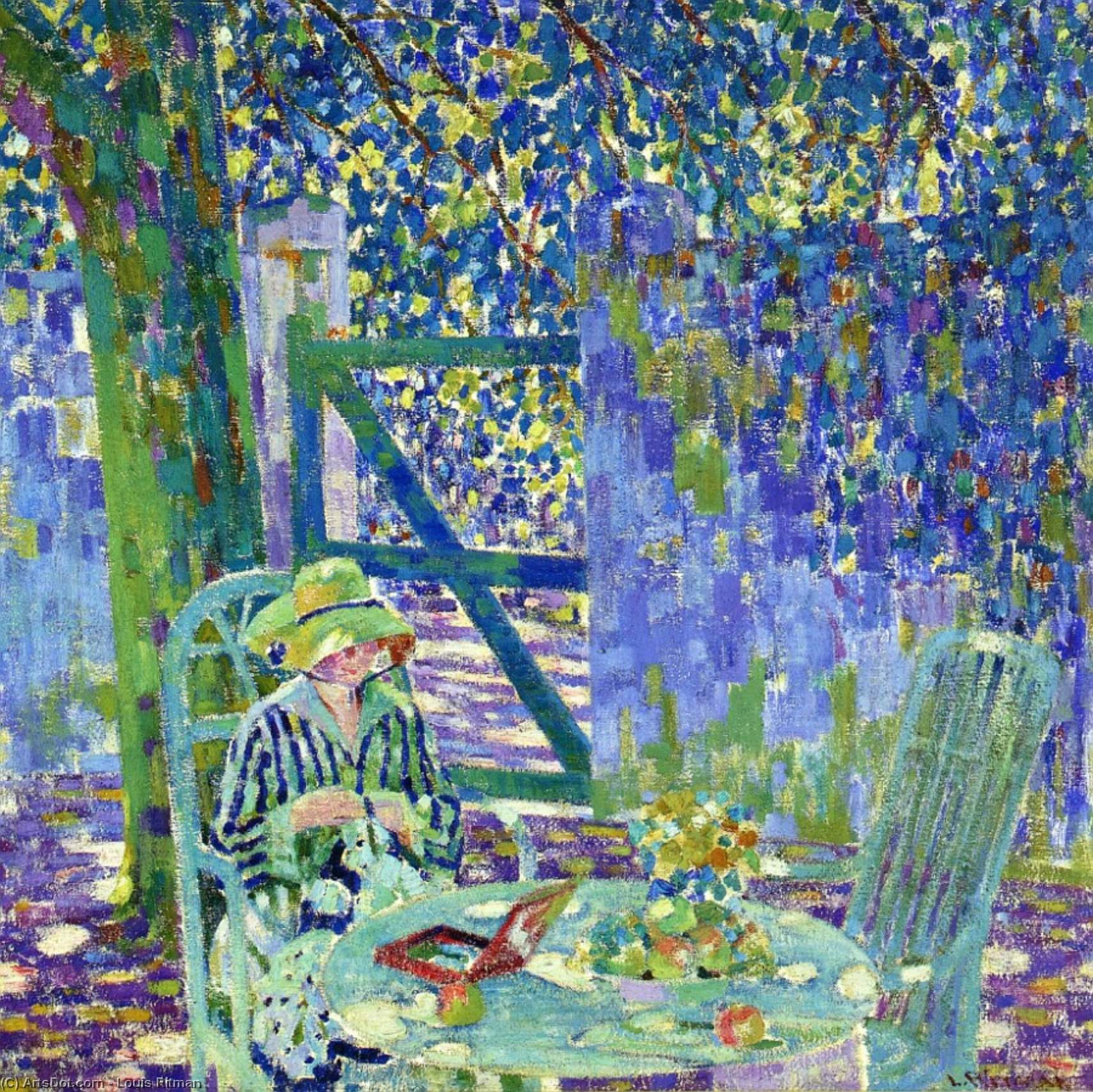 Wikioo.org - The Encyclopedia of Fine Arts - Painting, Artwork by Louis Ritman - A Summer Afternoon