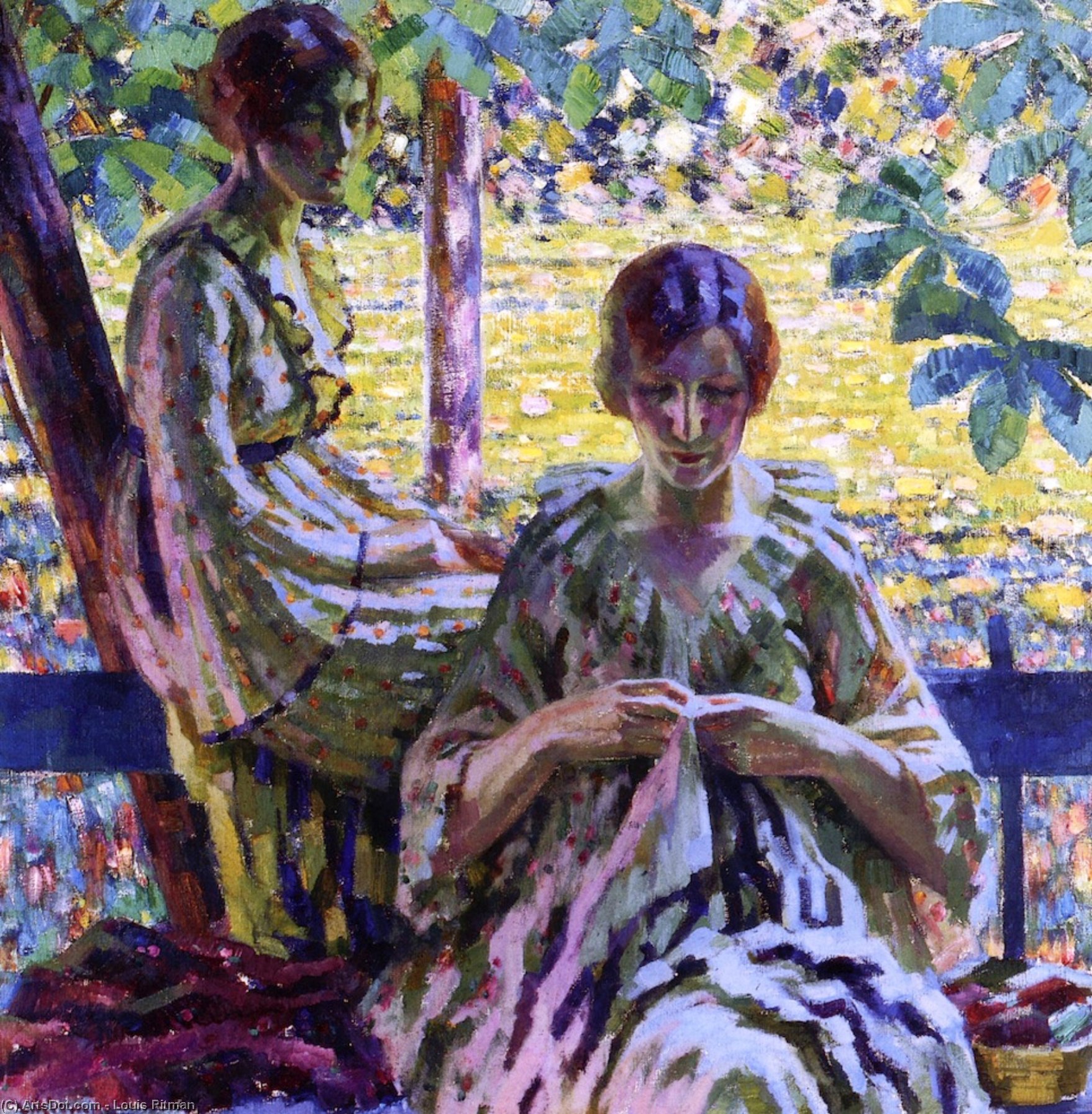 Wikioo.org - The Encyclopedia of Fine Arts - Painting, Artwork by Louis Ritman - Summer Day