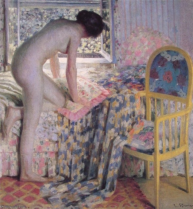 Wikioo.org - The Encyclopedia of Fine Arts - Painting, Artwork by Louis Ritman - The Open Window