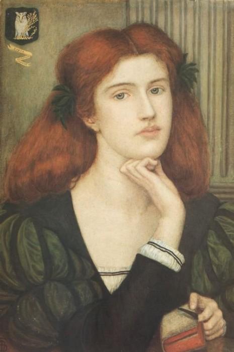 Wikioo.org - The Encyclopedia of Fine Arts - Painting, Artwork by Marie Spartali Stillman - The Lady Prays - Desire