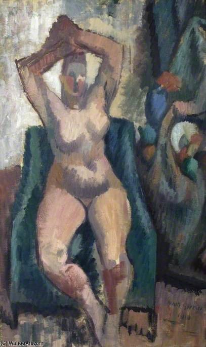 Wikioo.org - The Encyclopedia of Fine Arts - Painting, Artwork by Mark Gertler - Figure Study