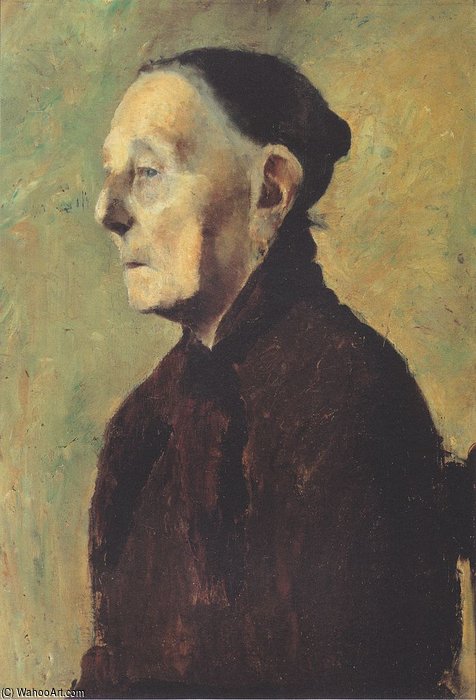 Wikioo.org - Encyklopedia Sztuk Pięknych - Malarstwo, Grafika Paula Modersohn Becker - Old Woman In Profile